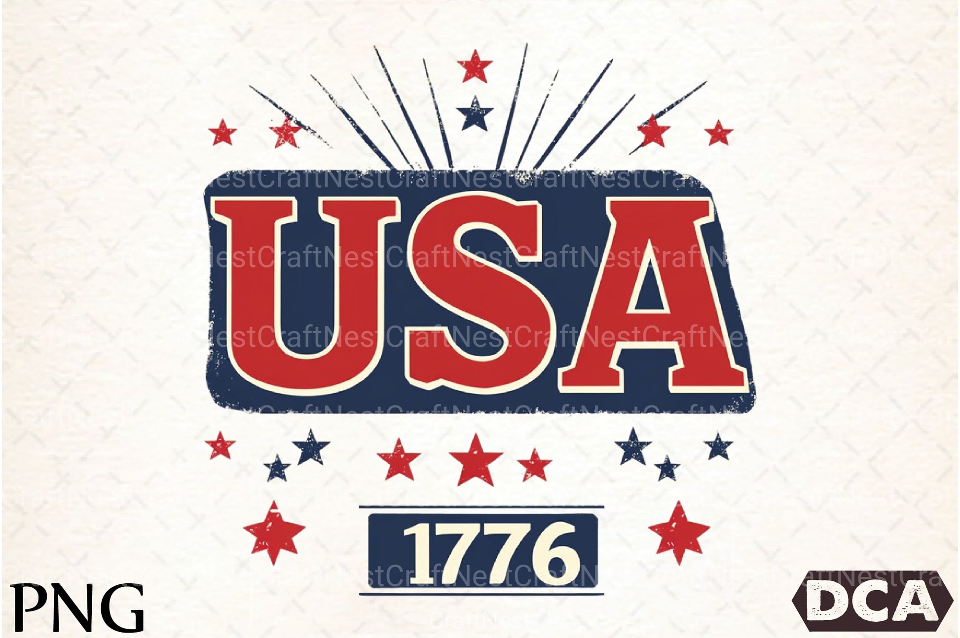 USA 4th of July 1776 Clipart Bundle 1 - CraftNest - Digital Crafting and Art