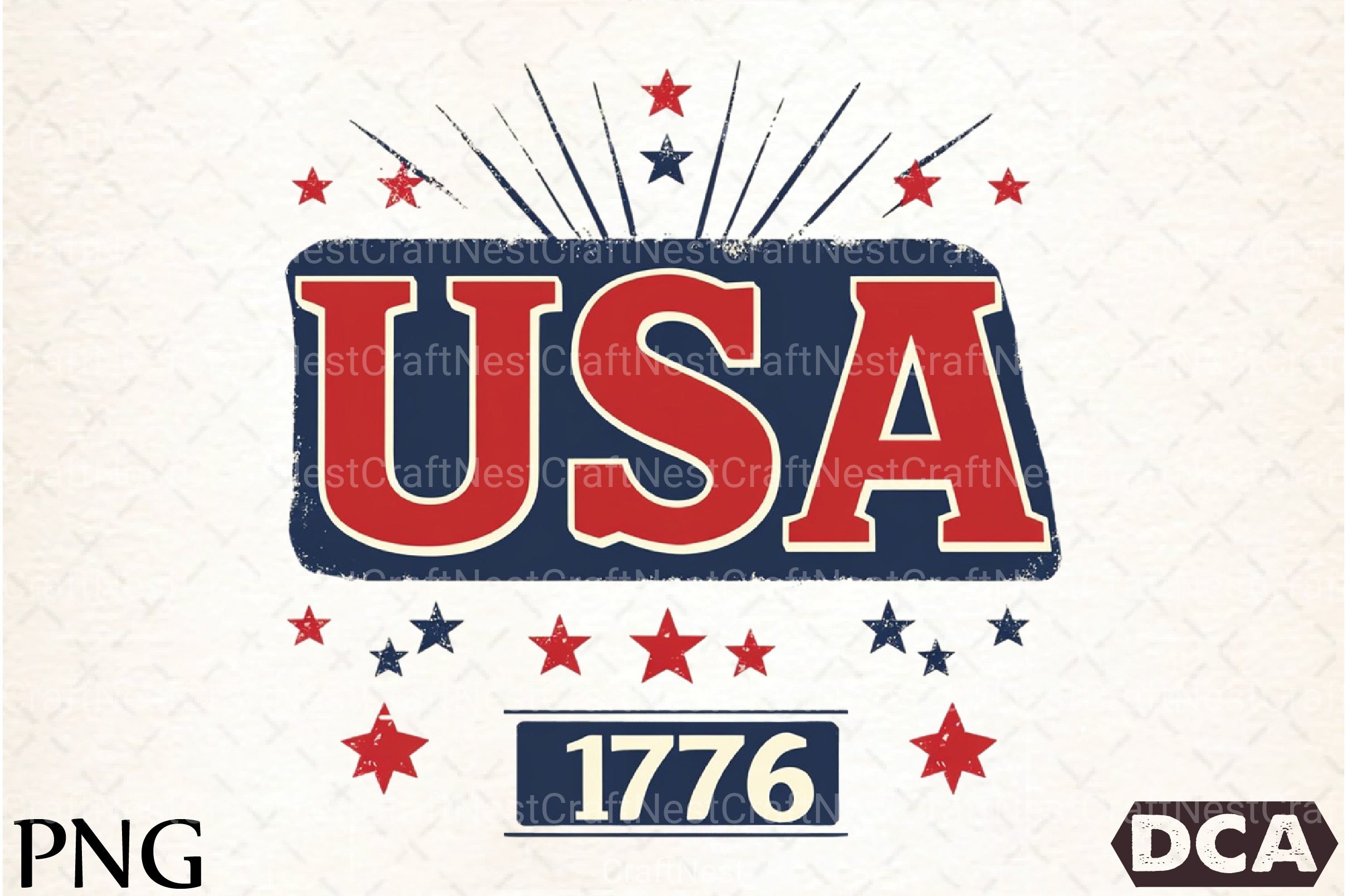 USA 4th of July 1776 Clipart Bundle 1 - CraftNest - Digital Crafting and Art