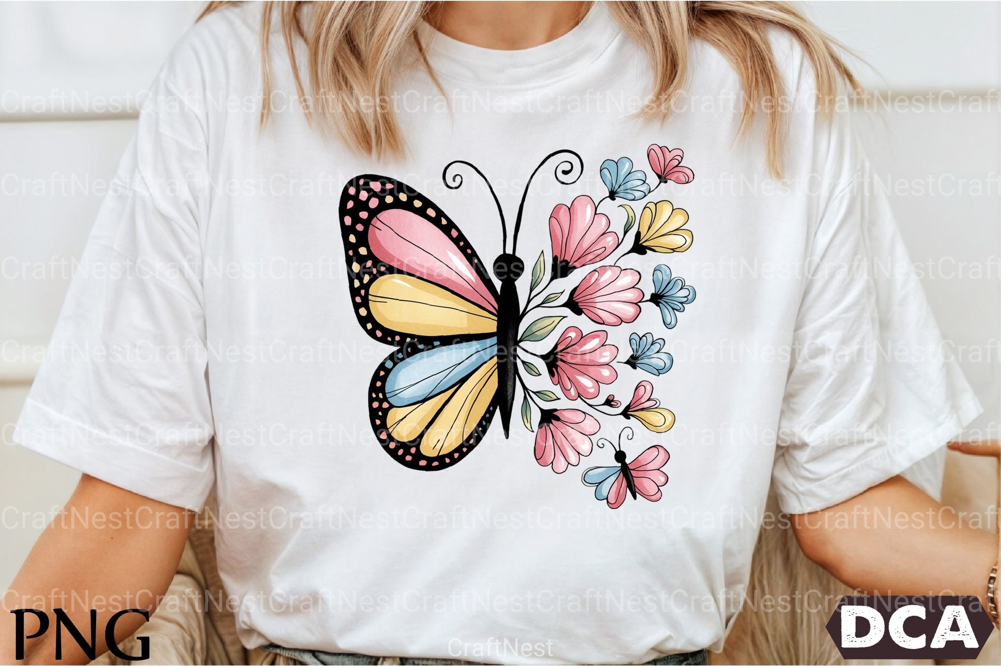 Floral Butterfly Clipart Bundle 2 - CraftNest - Digital Crafting and Art