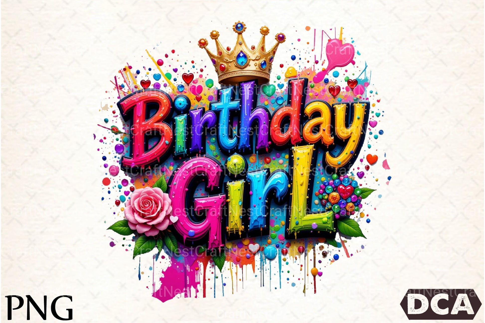 Birthday Girl Clipart Bundle 4 - CraftNest - Digital Crafting and Art