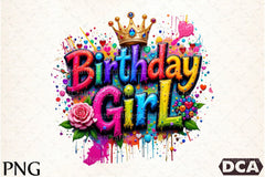 Birthday Girl Clipart Bundle 4 - CraftNest - Digital Crafting and Art