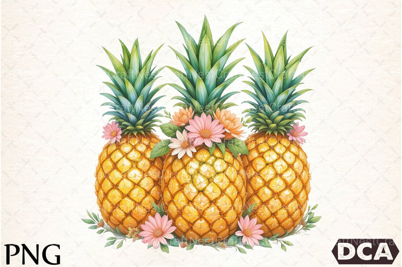 Summer Pineapple Clipart Bundle 99 - CraftNest - Digital Crafting and Art
