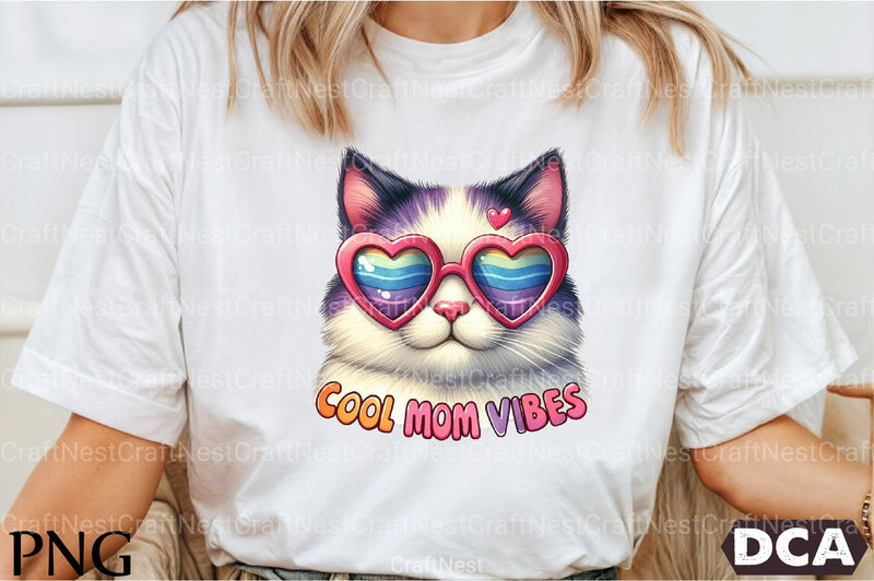 Cool Mom Vibes Clipart Bundle 1 - CraftNest - Digital Crafting and Art