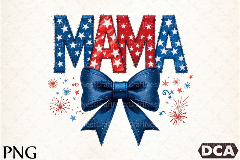 4th of July Mama Clipart Bundle 1 - CraftNest - Digital Crafting and Art