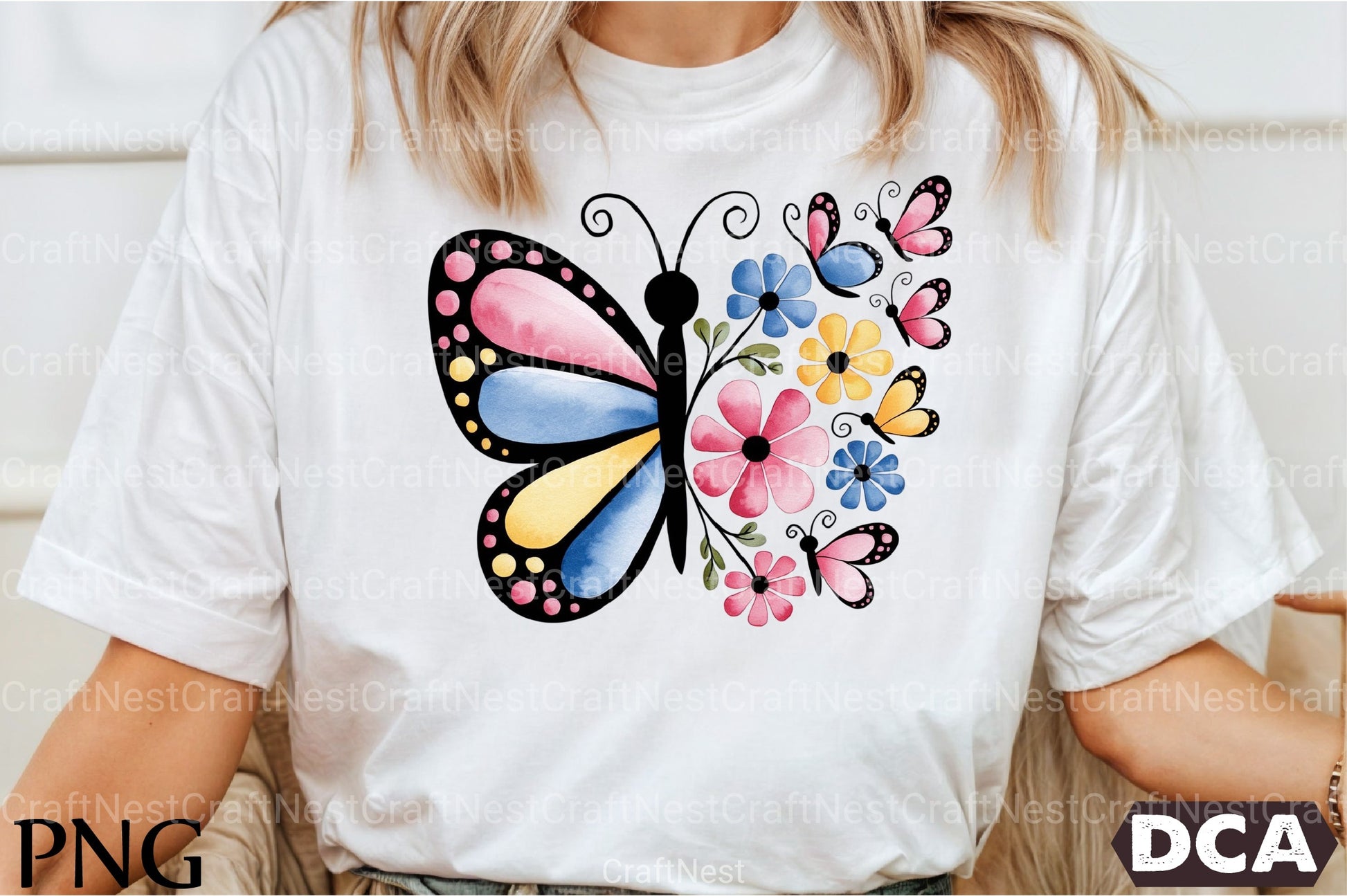 Floral Butterfly Clipart Bundle 55 - CraftNest - Digital Crafting and Art