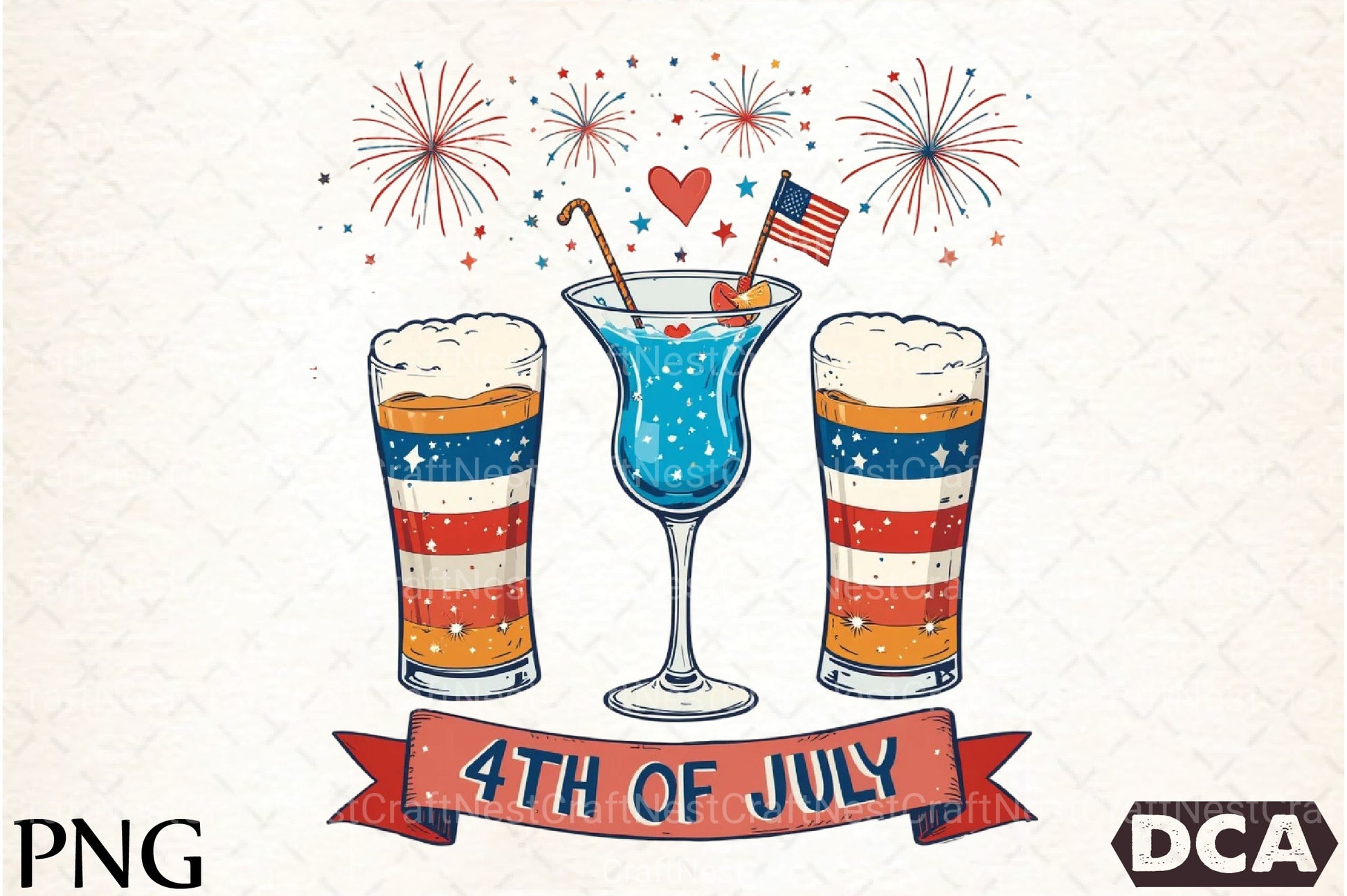 4th of July Clipart Bundle 19 - CraftNest - Digital Crafting and Art