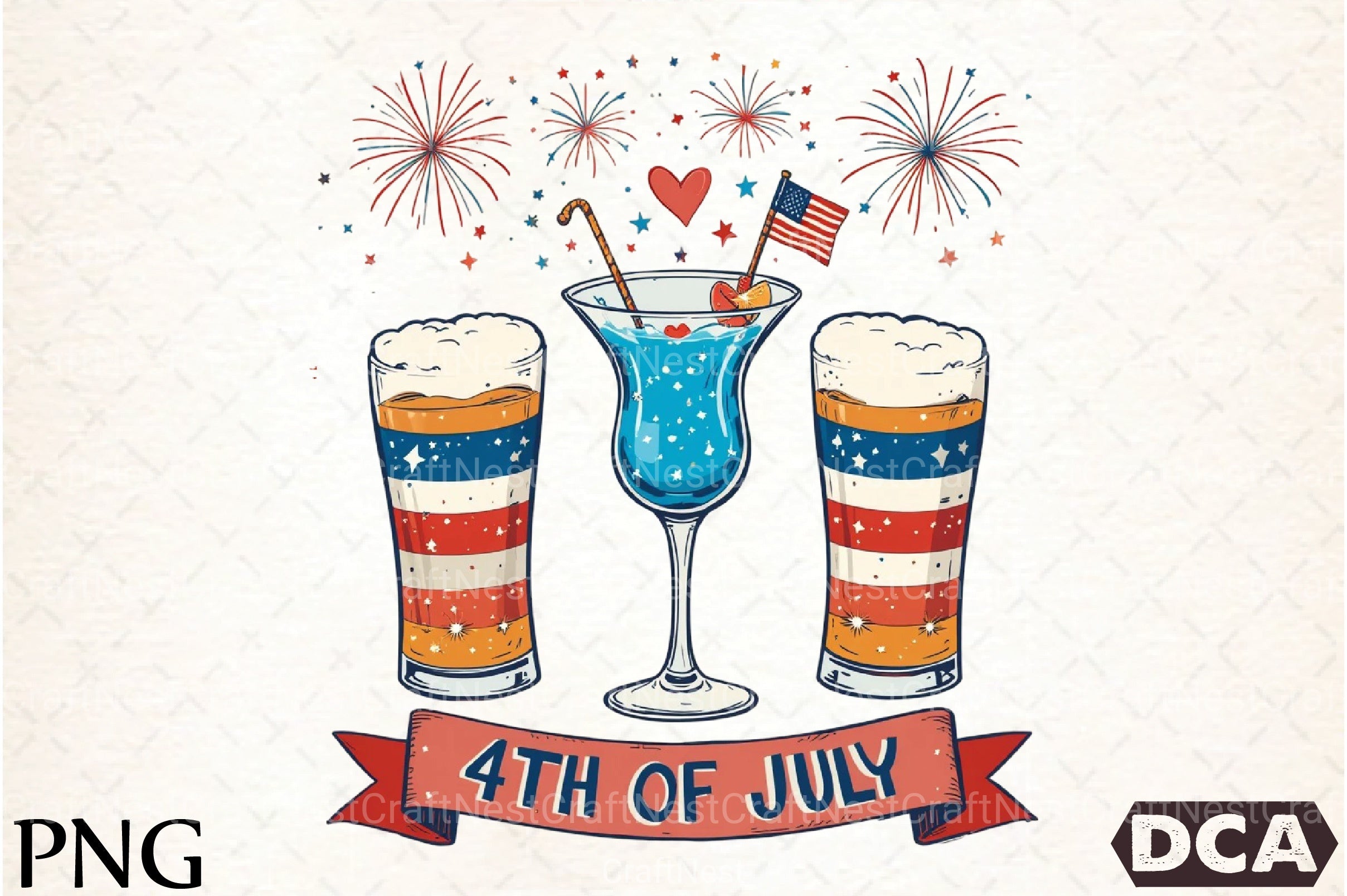 4th of July Clipart Bundle 19 - CraftNest - Digital Crafting and Art