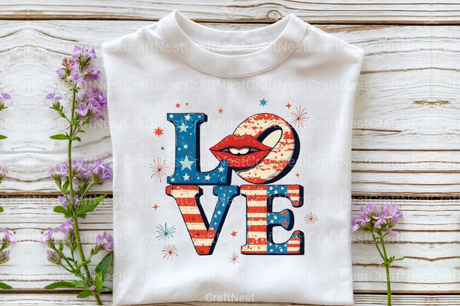 4th of July Love Clipart Bundle 1 - CraftNest - Digital Crafting and Art