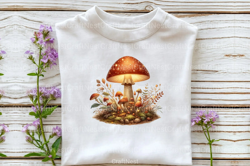 Magical Mushroom Car Sticker Clipart Bundle - CraftNest - Digital Crafting and Art