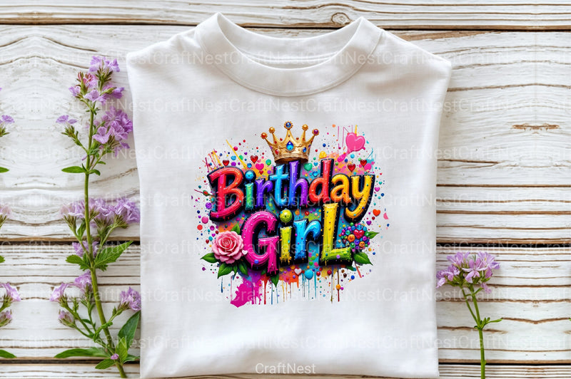 Birthday Girl Clipart Bundle 4 - CraftNest - Digital Crafting and Art