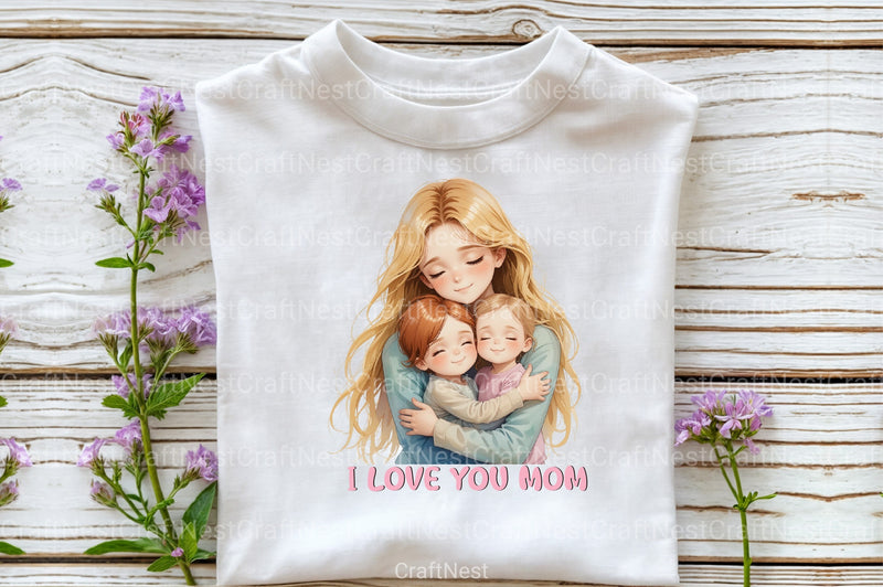 I Love You Mom Clipart Bundle - CraftNest - Digital Crafting and Art