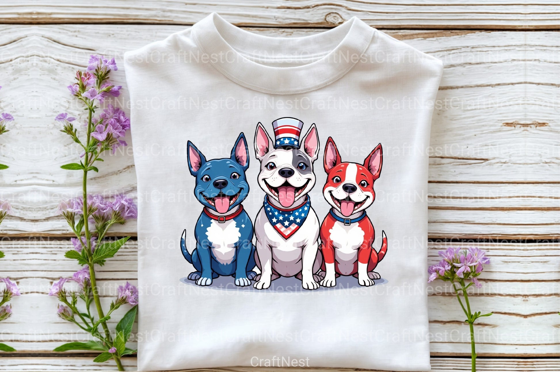 4th of July Dog Clipart Bundle 2 - CraftNest - Digital Crafting and Art