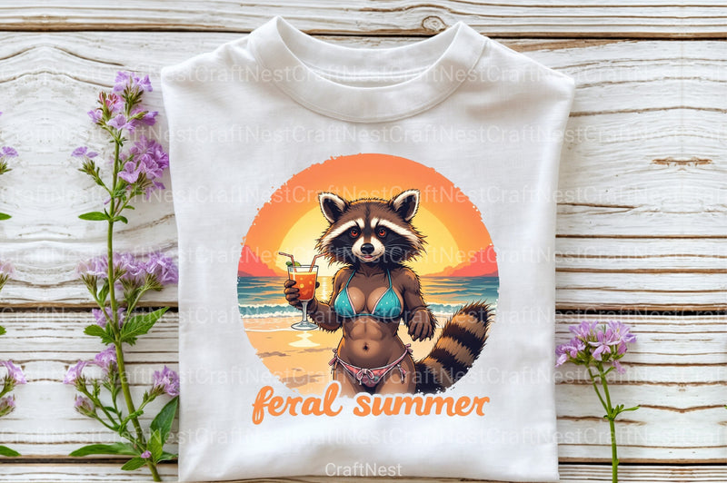 Feral Summer Clipart Bundle - CraftNest - Digital Crafting and Art