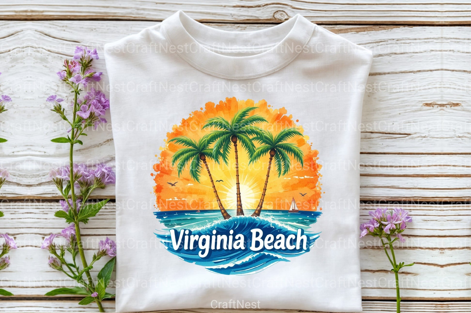Virginia Beach Clipart Bundle 2 - CraftNest - Digital Crafting and Art