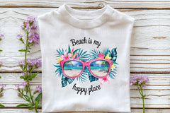 Beach Is My Happy Place Clipart Bundle - CraftNest - Digital Crafting and Art