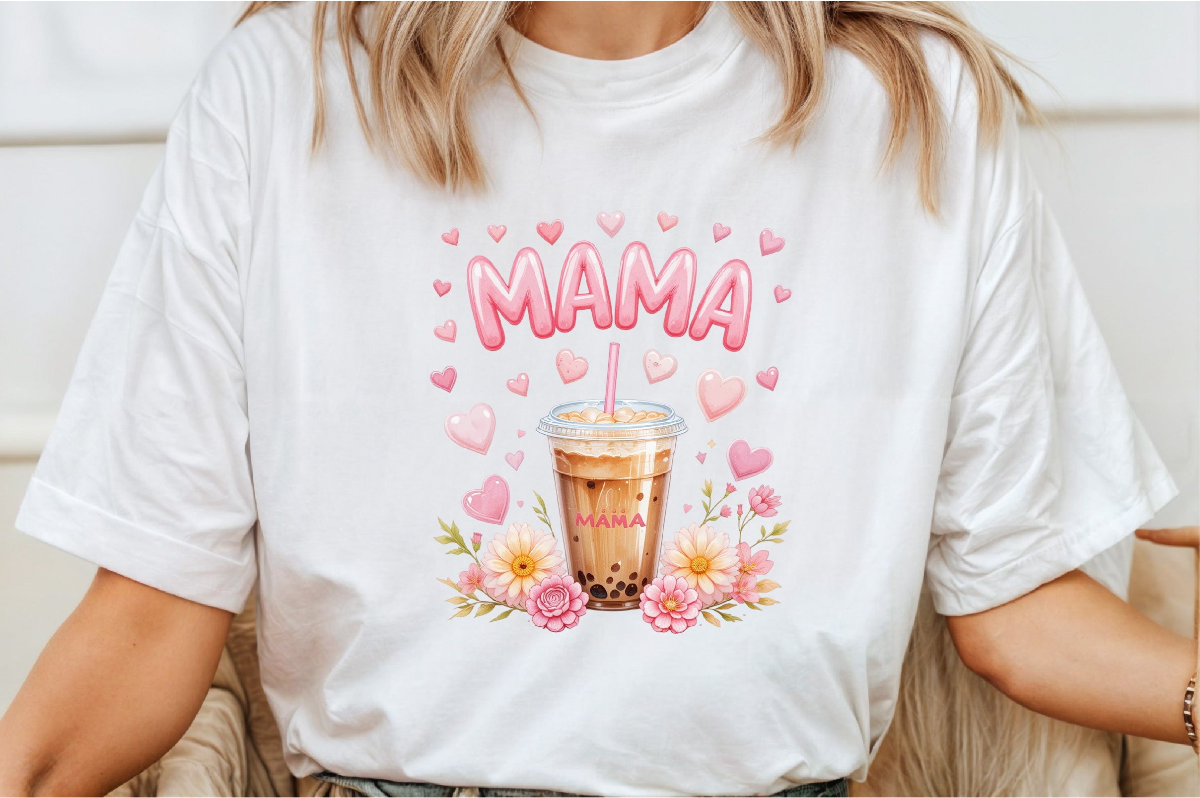 Iced Coffee Mama Gifts Clipart Bundle
