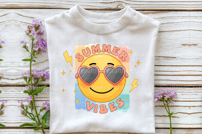 Summer Vibes Clipart Bundle 1 - CraftNest - Digital Crafting and Art