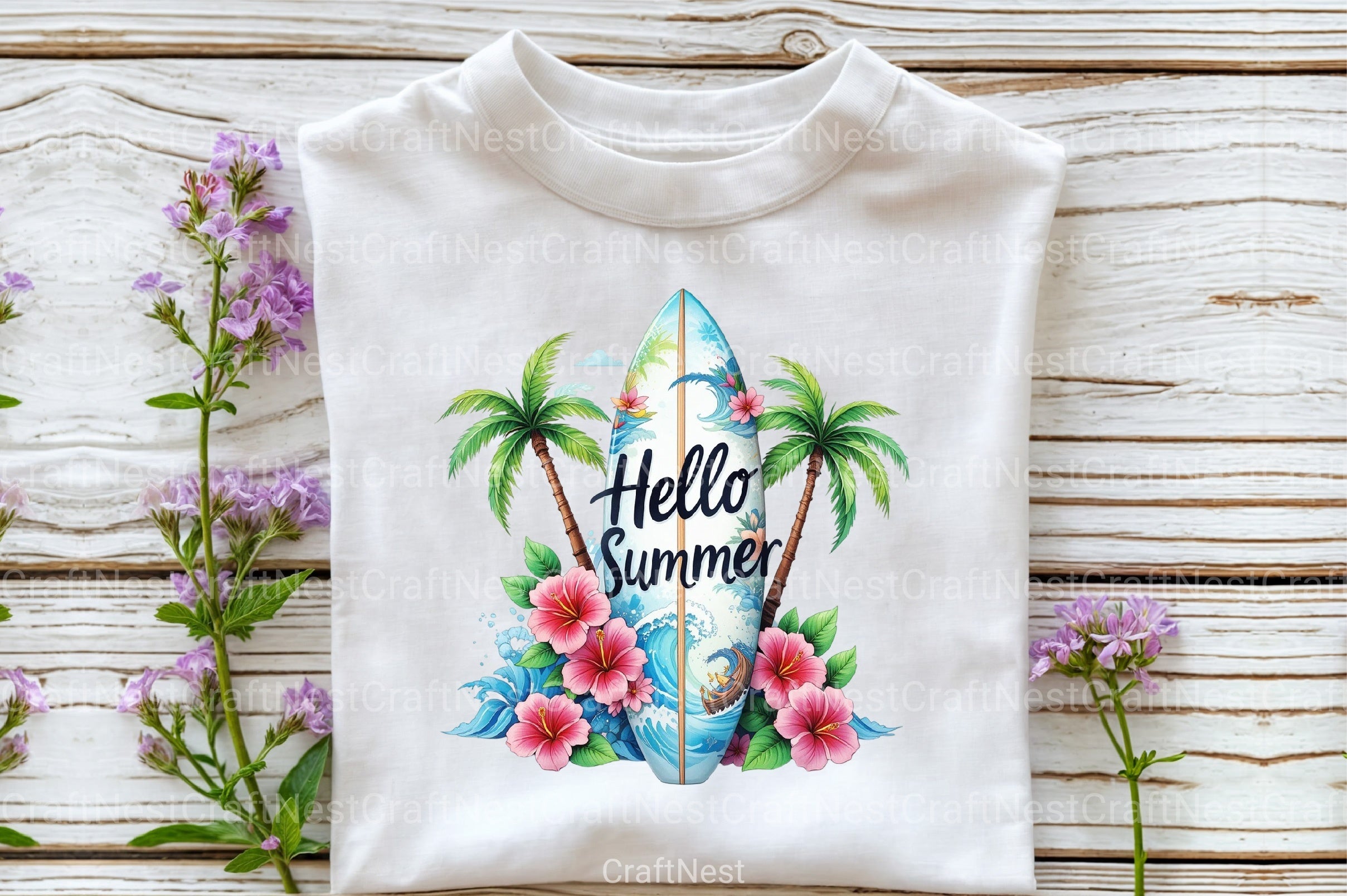 Hello Summer Clipart Bundle 55 - CraftNest - Digital Crafting and Art