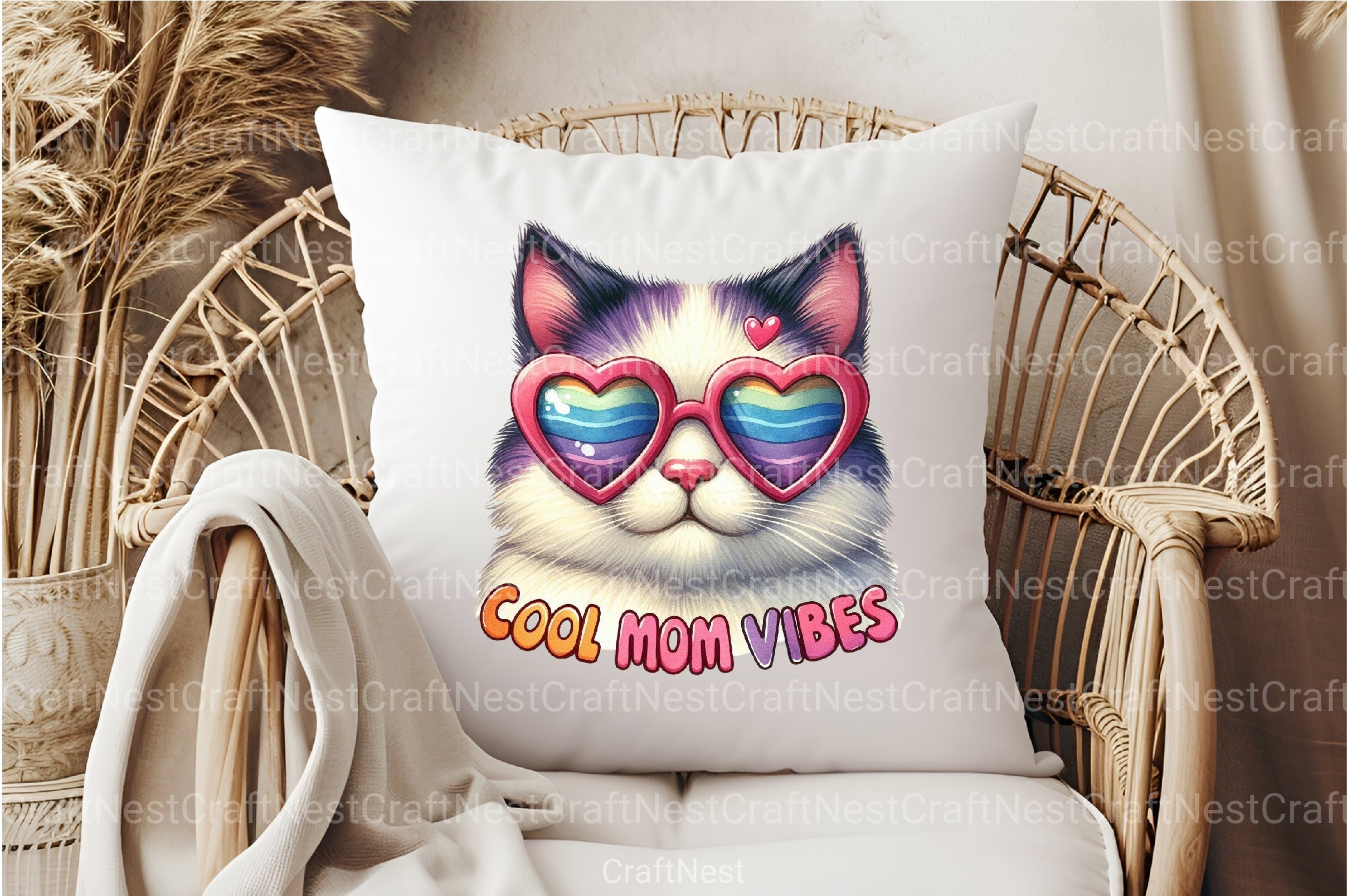 Cool Mom Vibes Clipart Bundle 1 - CraftNest - Digital Crafting and Art