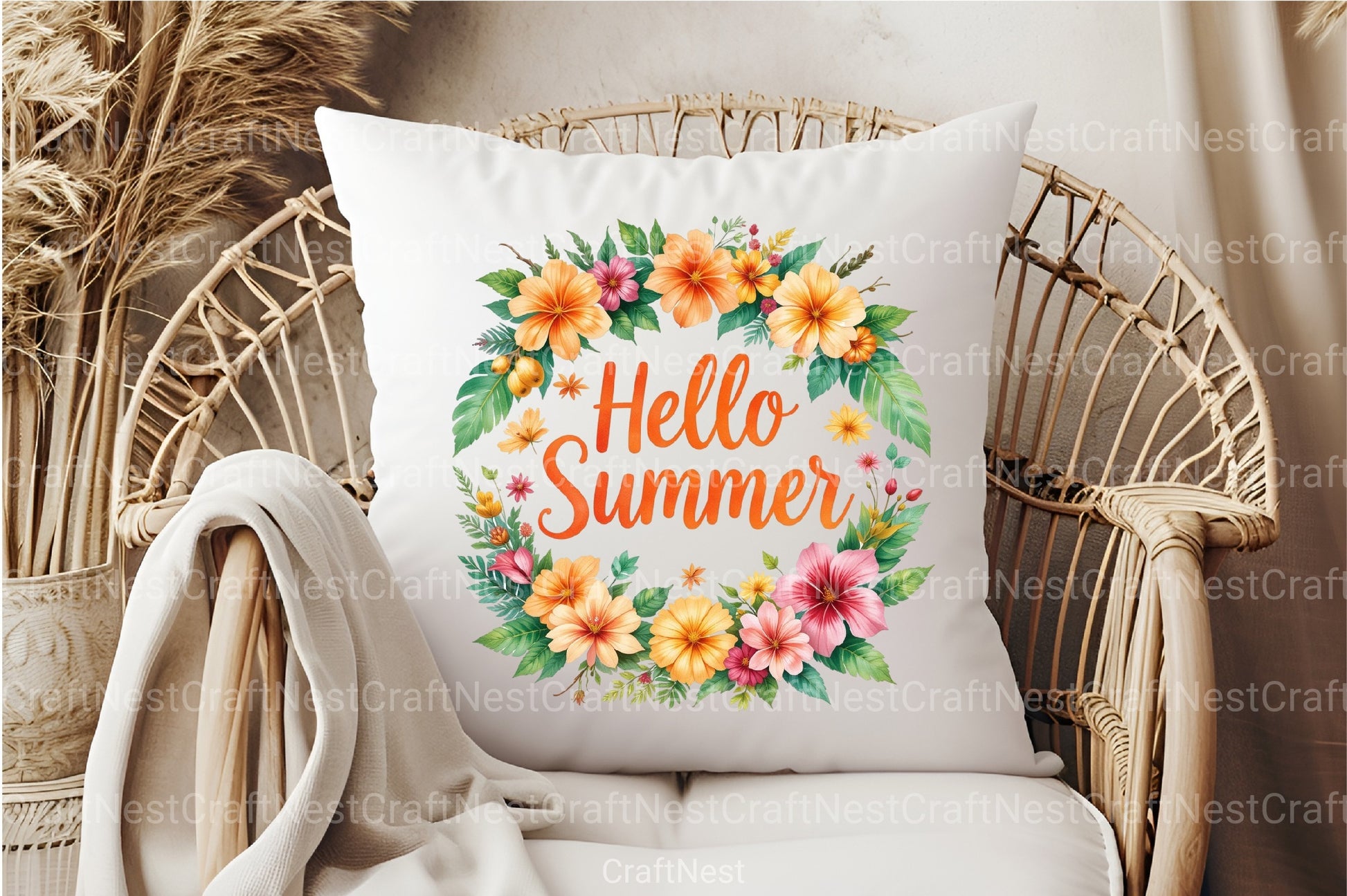 Hello Summer Clipart Bundle 8 - CraftNest - Digital Crafting and Art