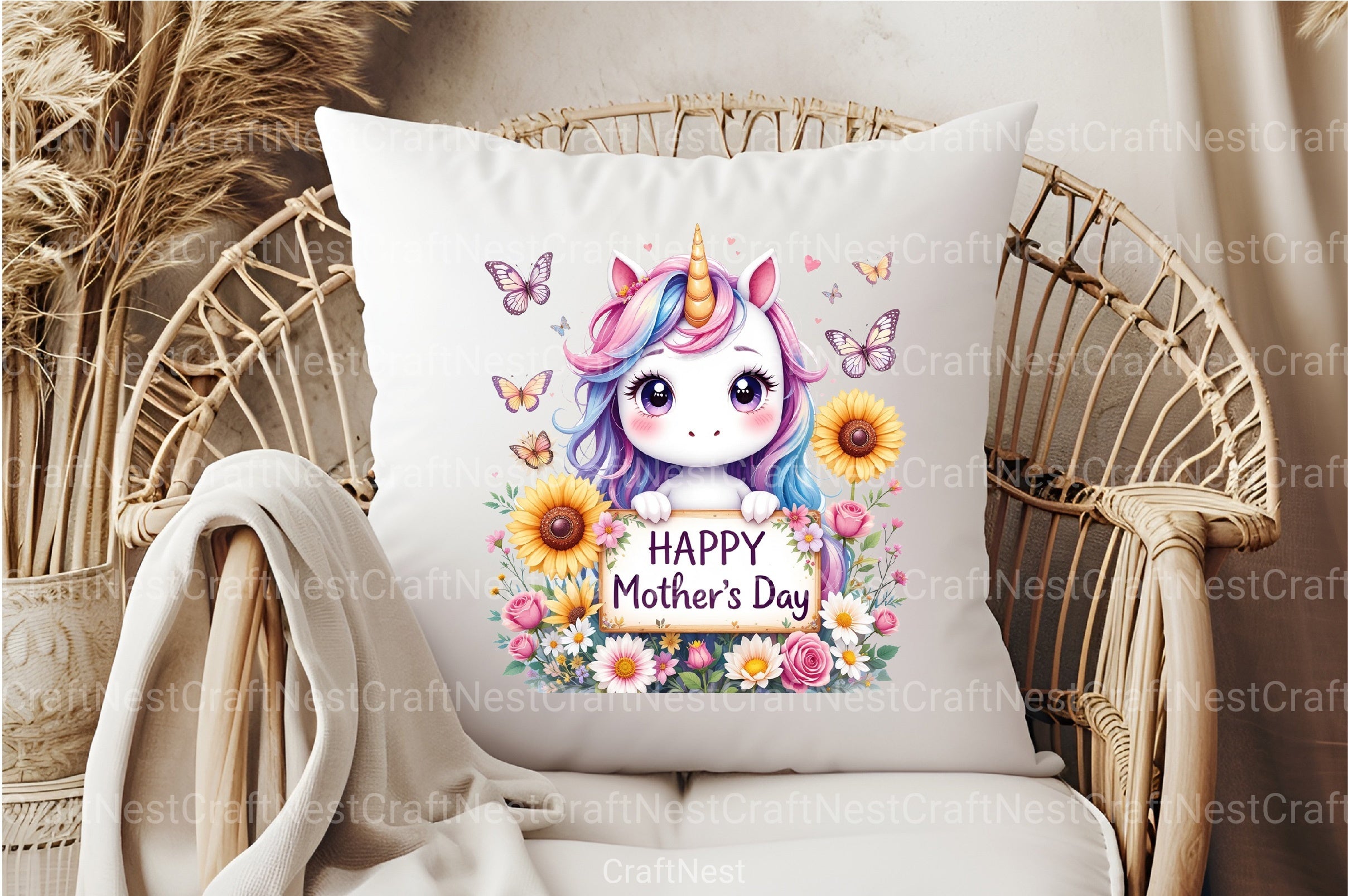 Happy Mother's Day Clipart Bundle 4 - CraftNest - Digital Crafting and Art