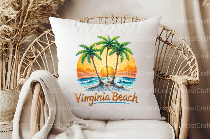 Virginia Beach Clipart Bundle - CraftNest - Digital Crafting and Art