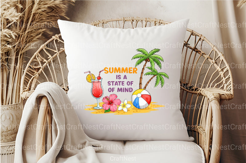 Summer State of Mind Clipart Bundle - CraftNest - Digital Crafting and Art