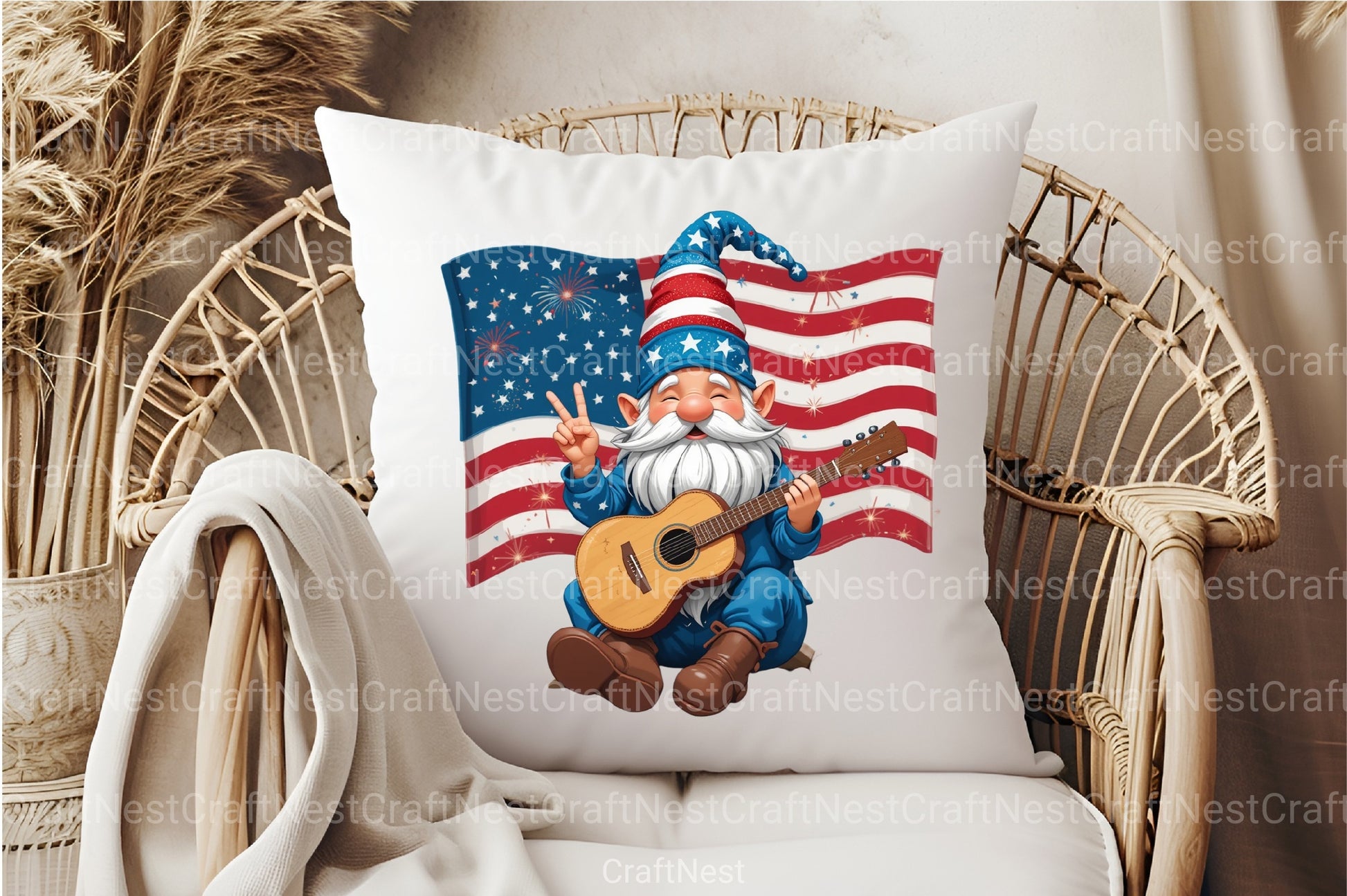 4th of July Gonomi Clipart Bundle 1 - CraftNest - Digital Crafting and Art
