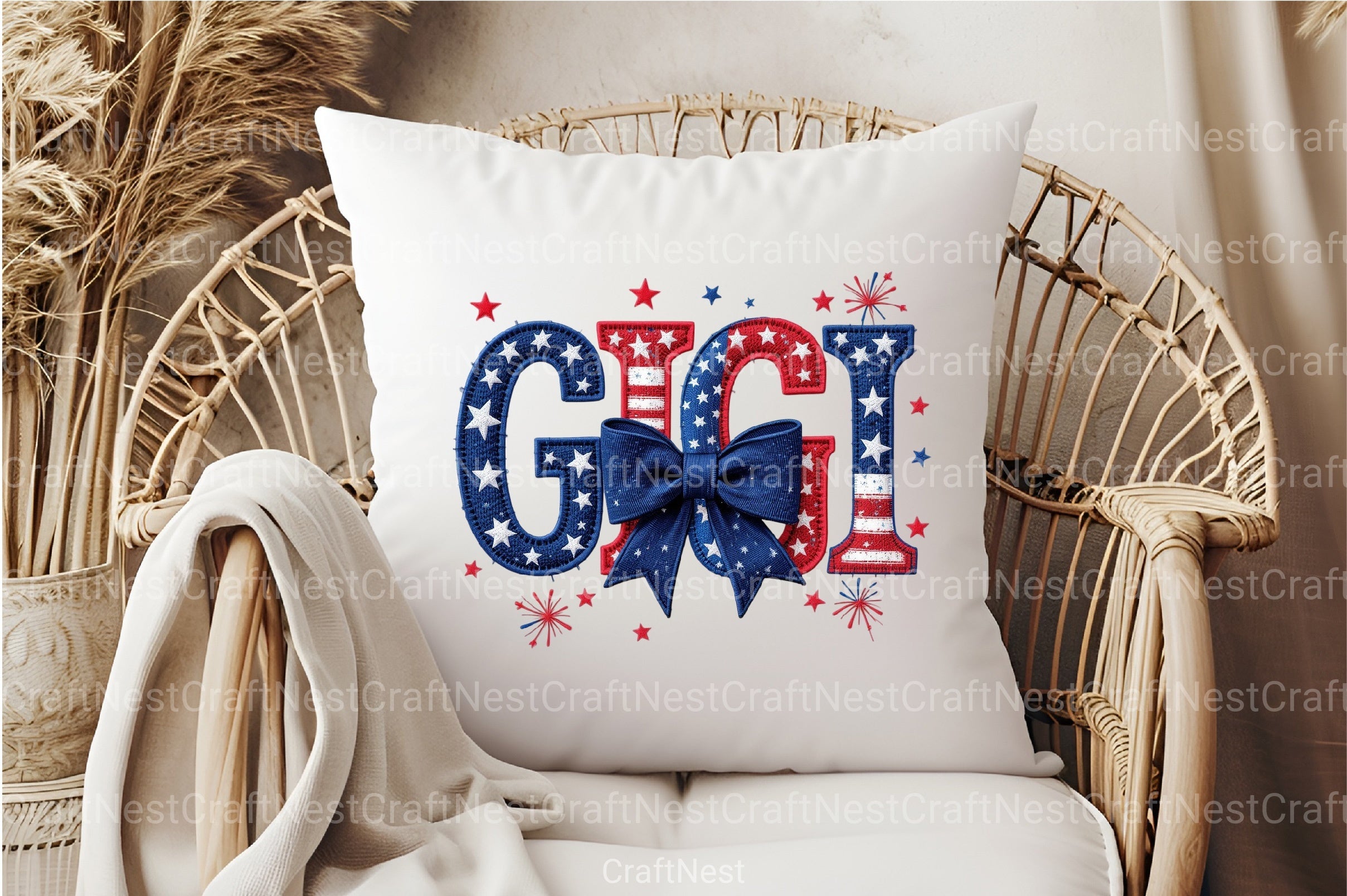 4th of July Gigi Clipart Bundle - CraftNest - Digital Crafting and Art