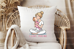 I Love You Ma Clipart Bundle - CraftNest - Digital Crafting and Art