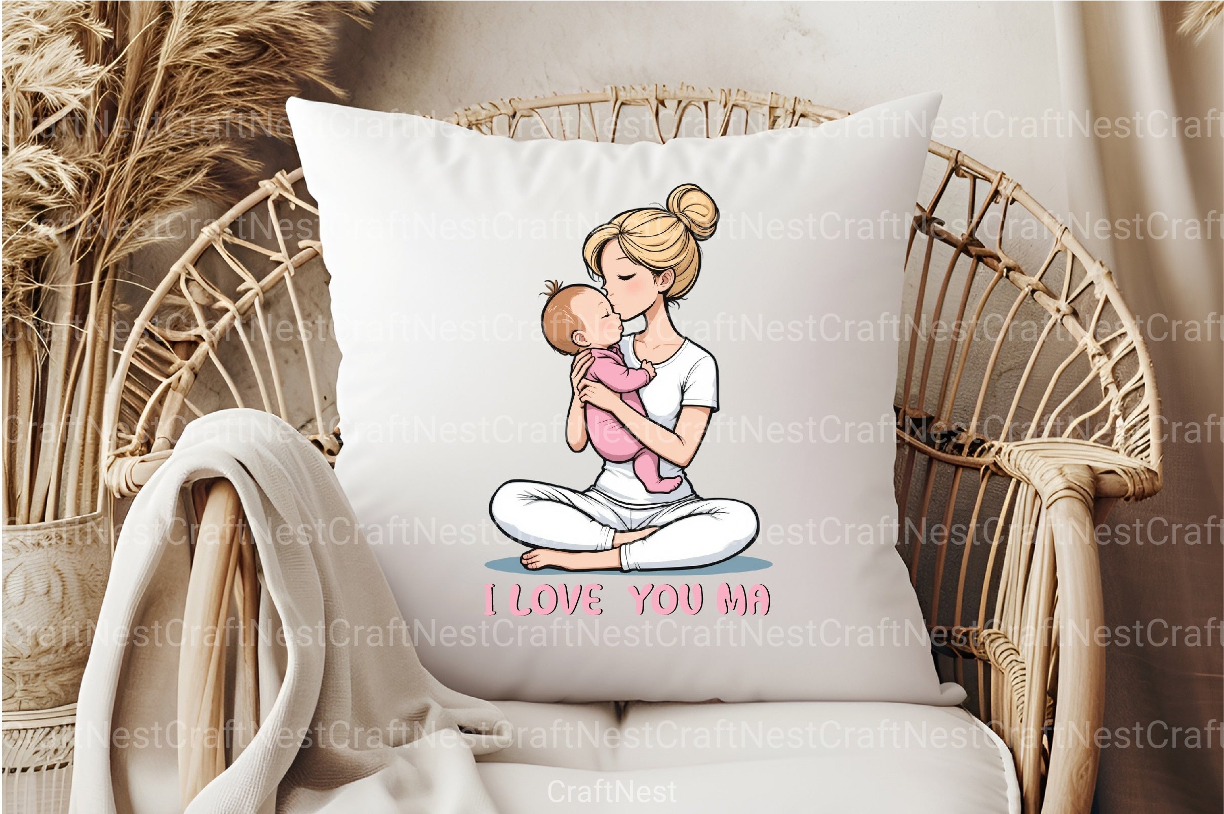 I Love You Ma Clipart Bundle - CraftNest - Digital Crafting and Art