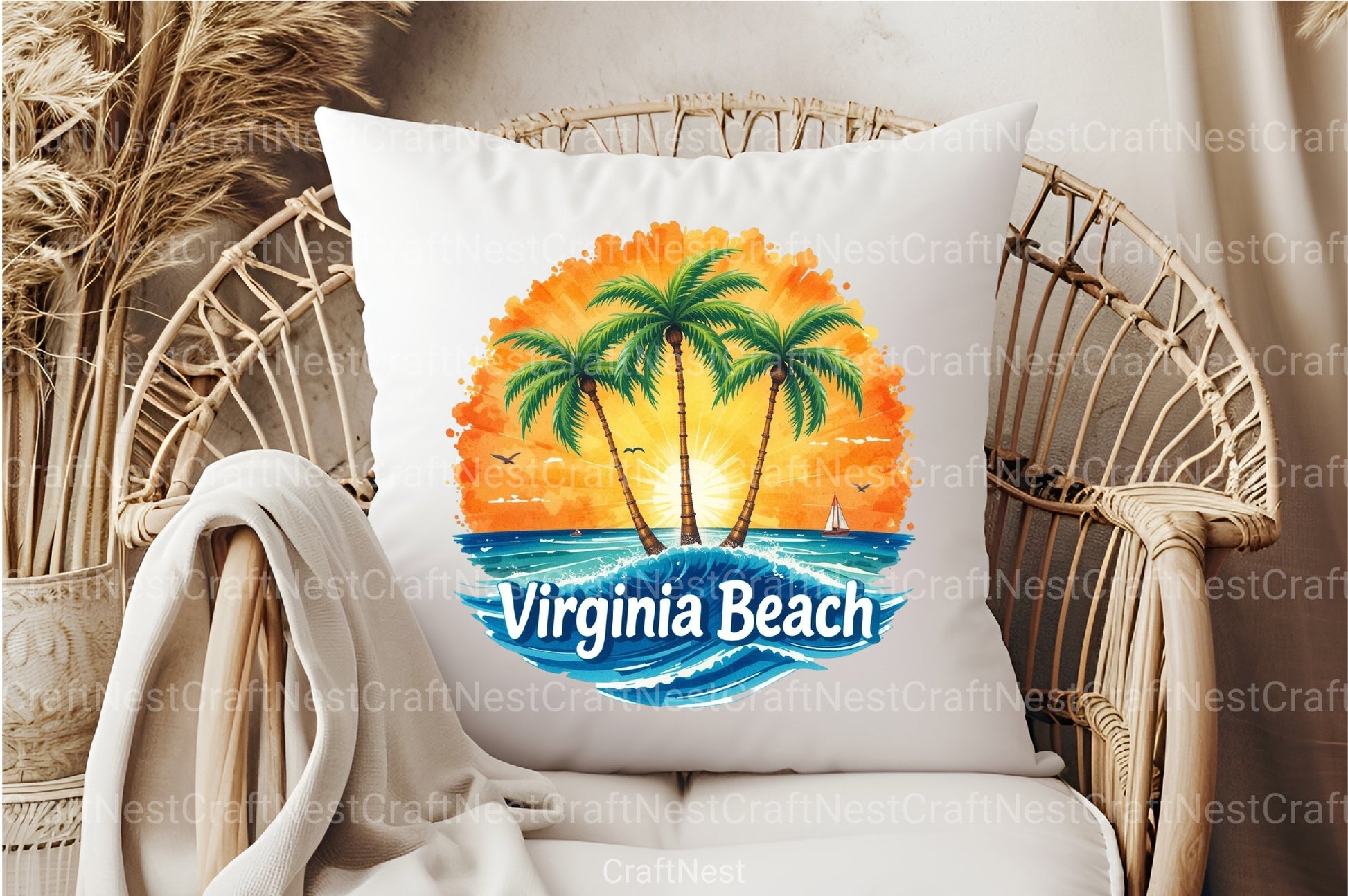 Virginia Beach Clipart Bundle 2 - CraftNest - Digital Crafting and Art