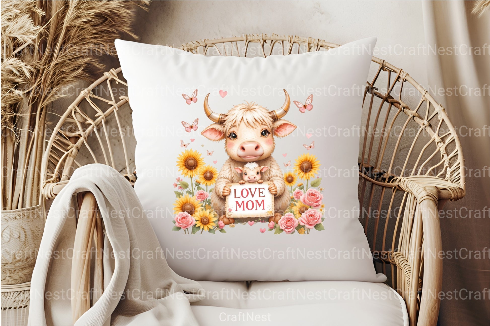Love Mom Clipart Bundle - CraftNest - Digital Crafting and Art