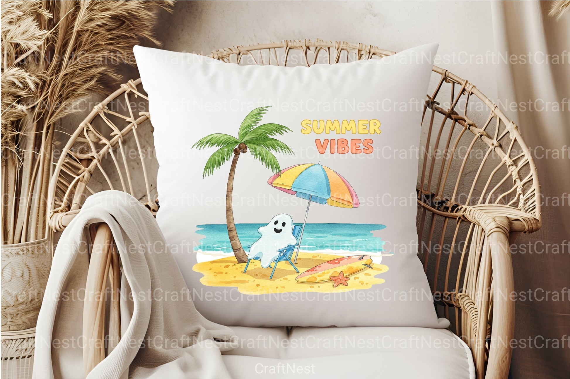 Summer Vibes Clipart Bundle 3 - CraftNest - Digital Crafting and Art