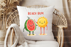 Beach Bum Clipart Bundle - CraftNest - Digital Crafting and Art
