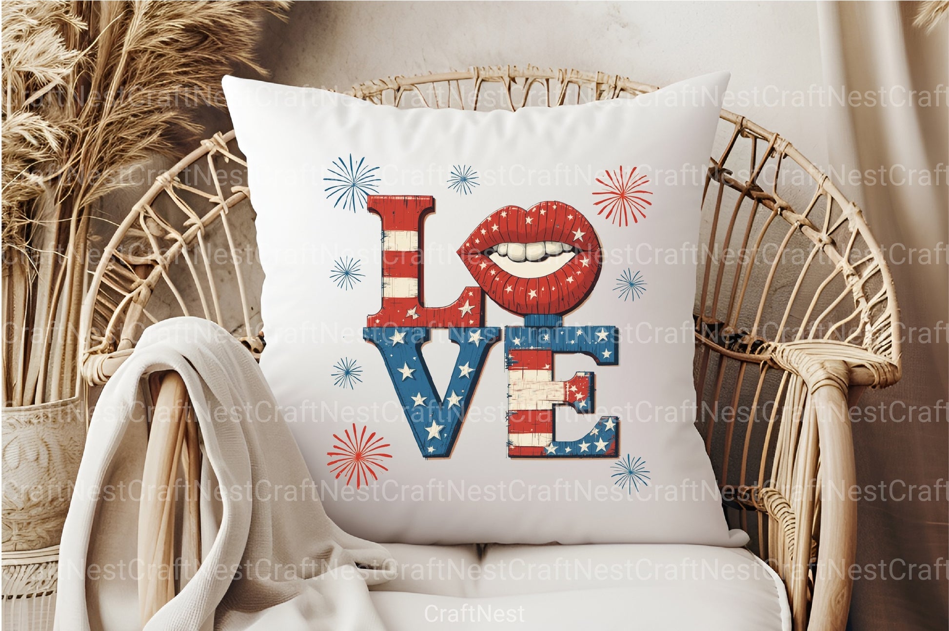 4th of July Love Clipart Bundle 33 - CraftNest - Digital Crafting and Art