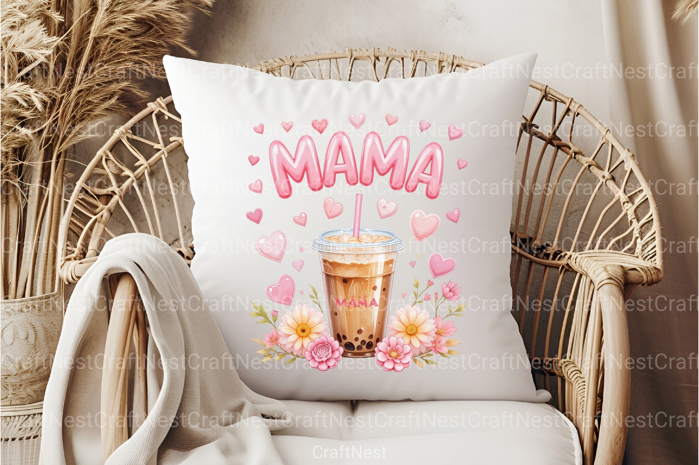 Iced Coffee Mama Gifts Clipart Bundle - CraftNest - Digital Crafting and Art
