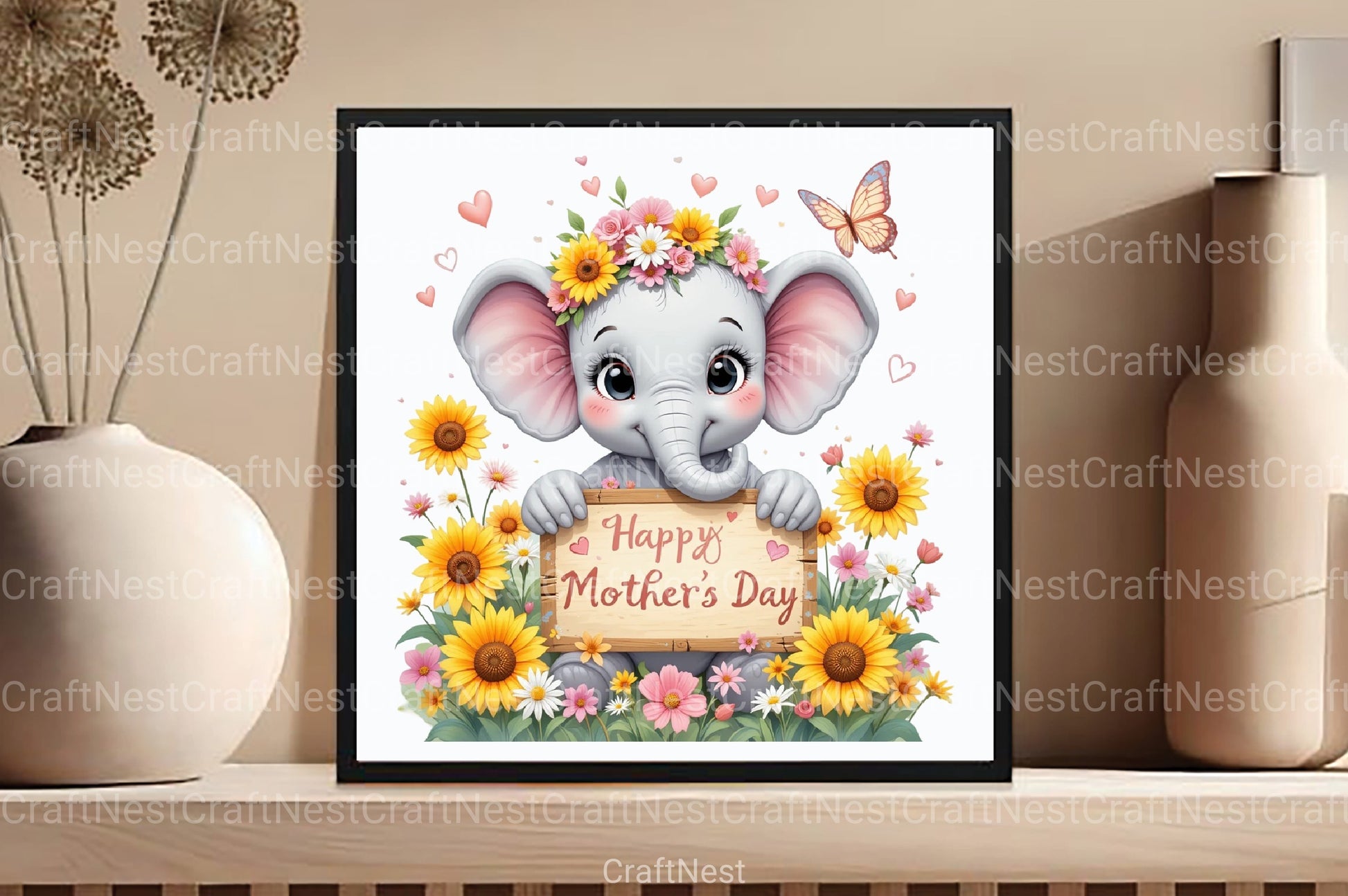Happy Mother's Day Clipart Bundle 8 - CraftNest - Digital Crafting and Art