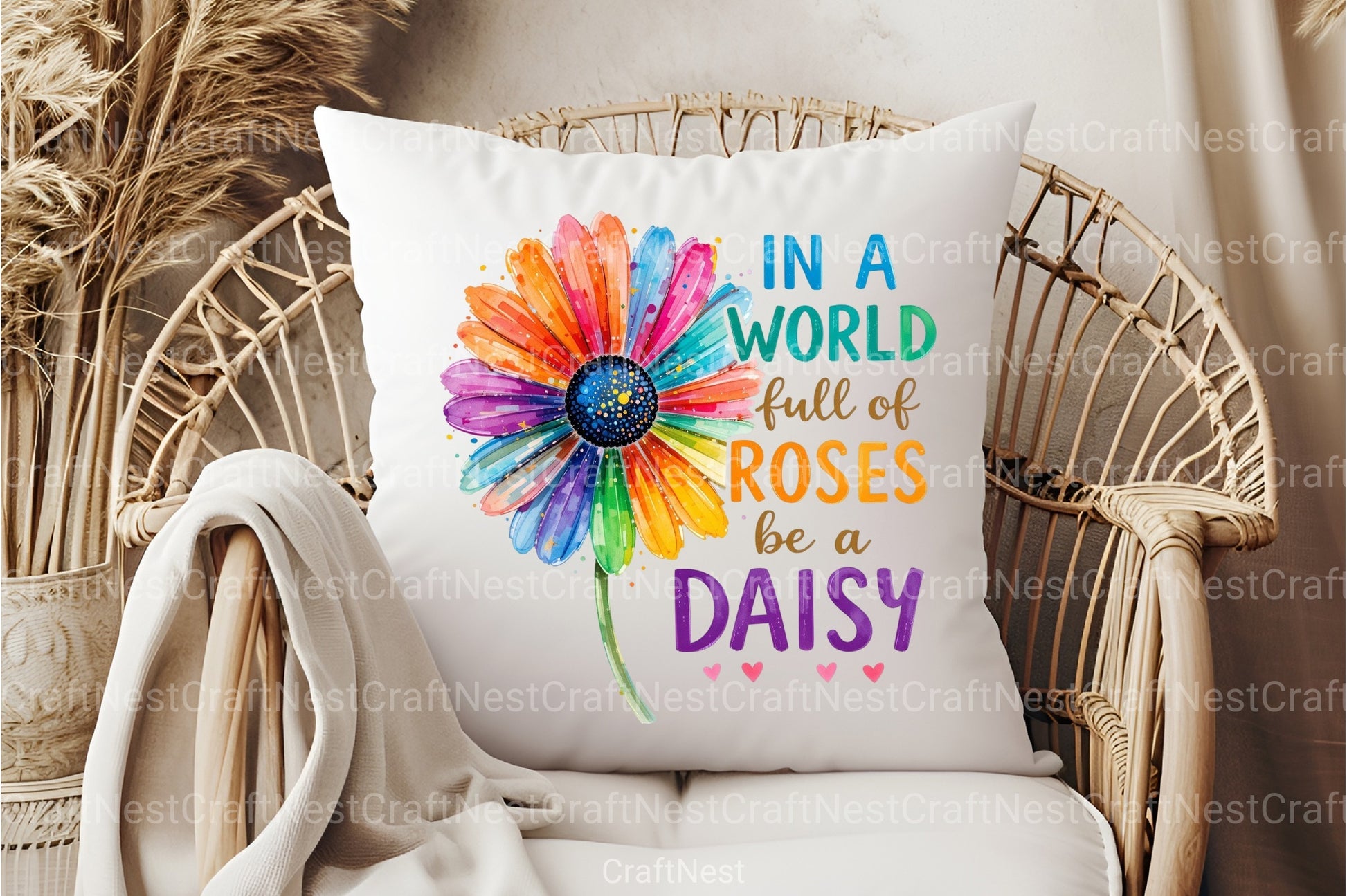 Be a Daisy in a World of Roses Clipart Bundle - CraftNest - Digital Crafting and Art