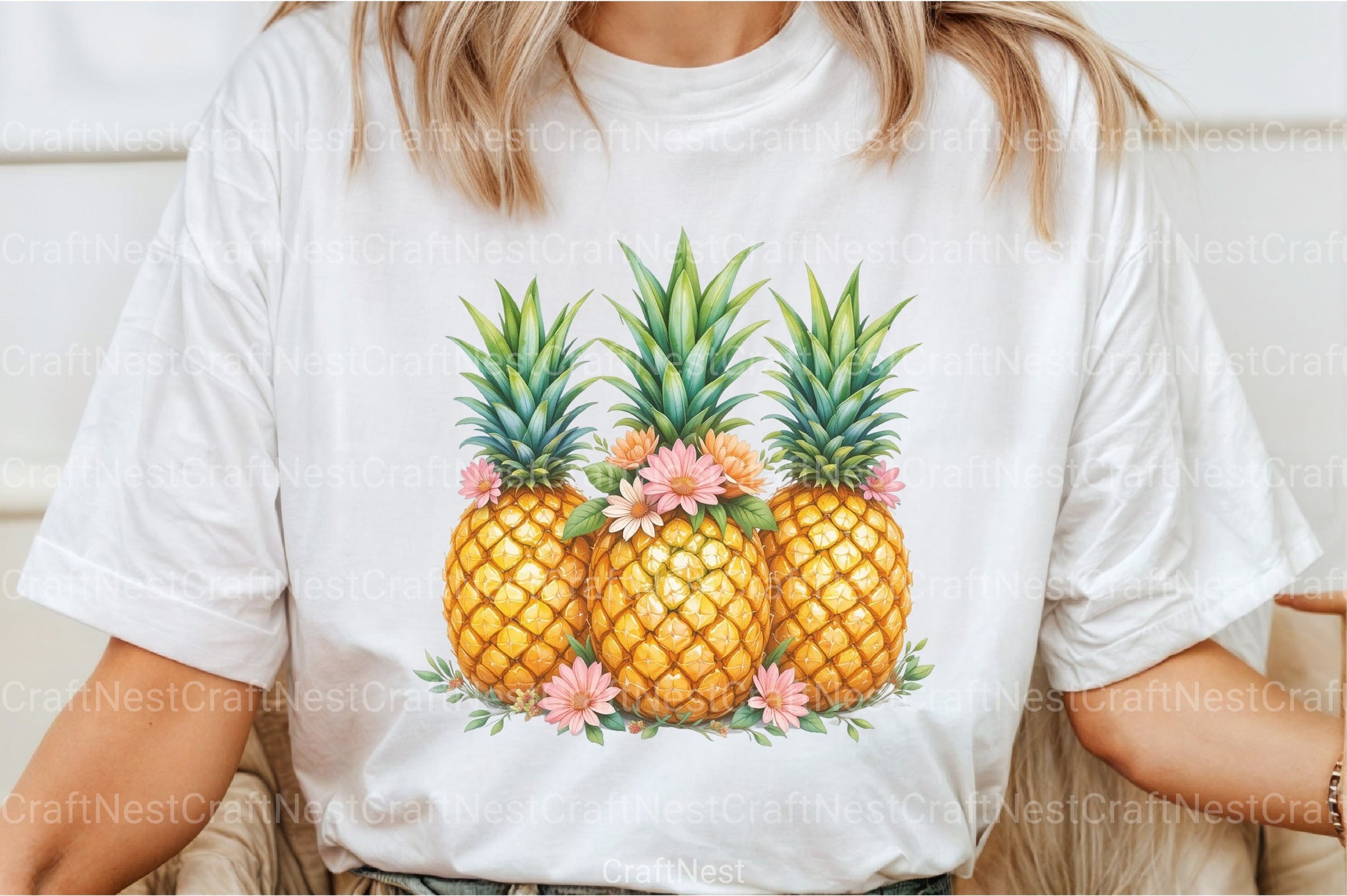 Summer Pineapple Clipart Bundle 99 - CraftNest - Digital Crafting and Art