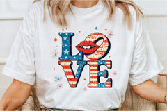 4th of July Love Clipart Bundle 1 - CraftNest - Digital Crafting and Art