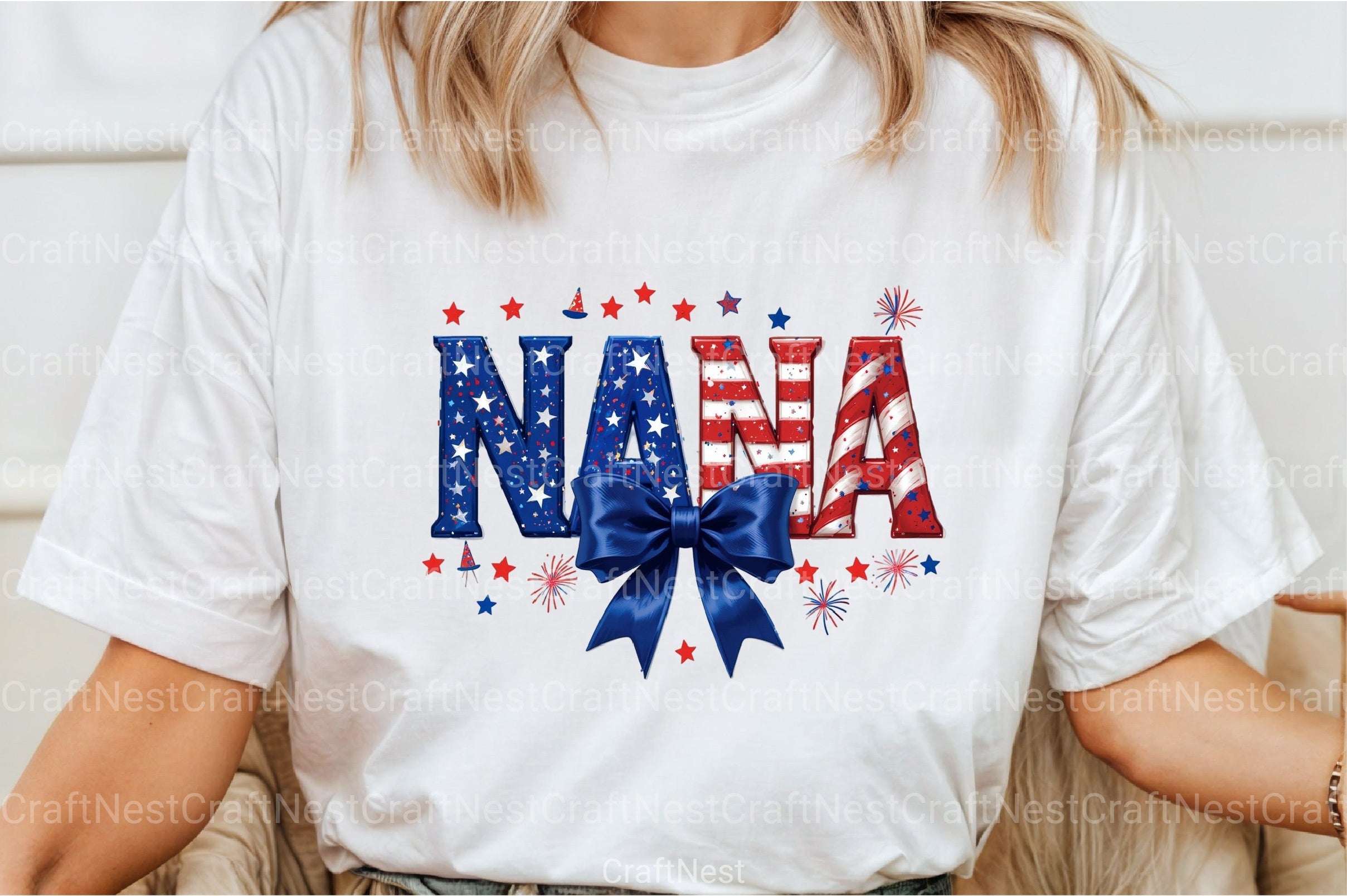 4th of July Nana Clipart Bundle - CraftNest - Digital Crafting and Art