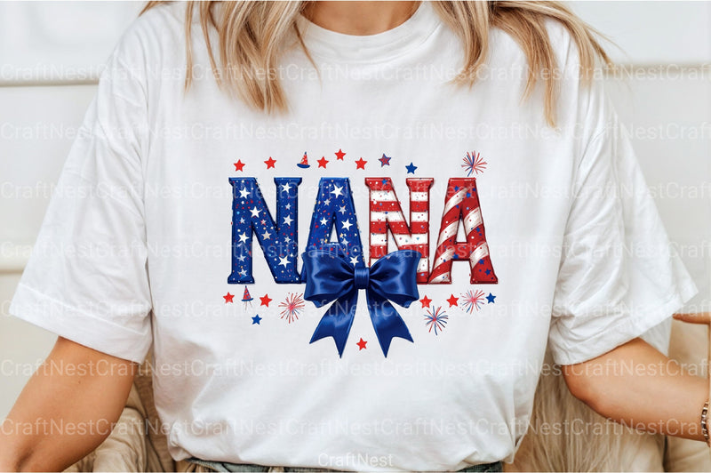 4th of July Nana Clipart Bundle - CraftNest - Digital Crafting and Art