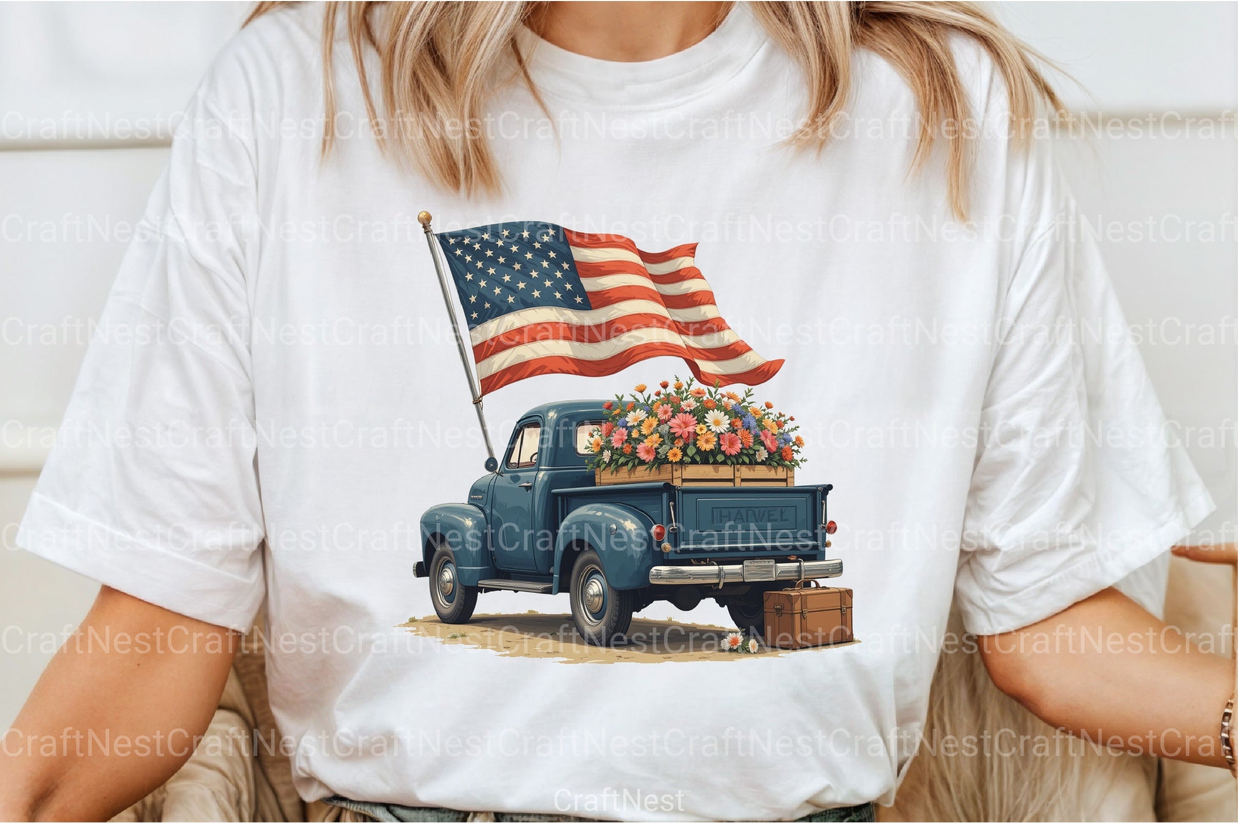 4th of July Car Clipart Bundle - CraftNest - Digital Crafting and Art