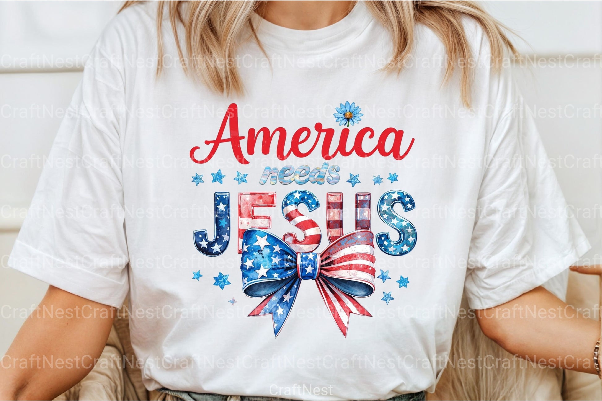 America Jesus Clipart Bundle - CraftNest - Digital Crafting and Art