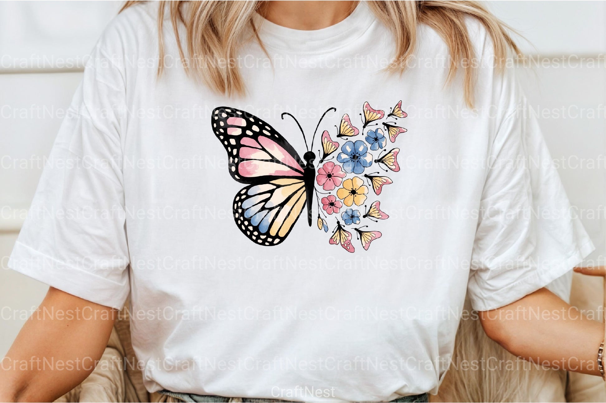 Cute Butterfly Clipart Bundle 79 - CraftNest - Digital Crafting and Art