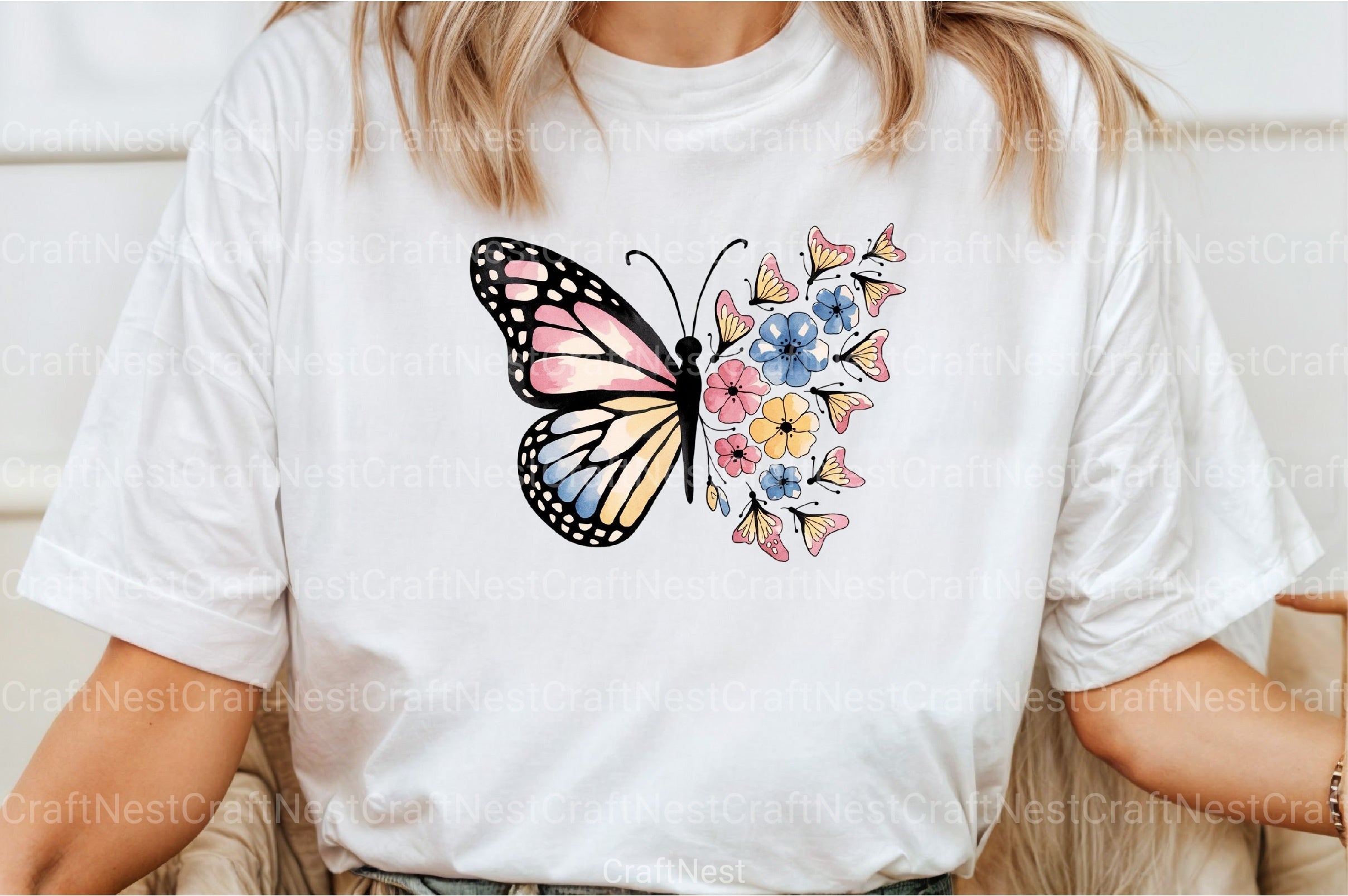 Cute Butterfly Clipart Bundle 79 - CraftNest - Digital Crafting and Art