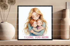I Love You Mom Clipart Bundle - CraftNest - Digital Crafting and Art