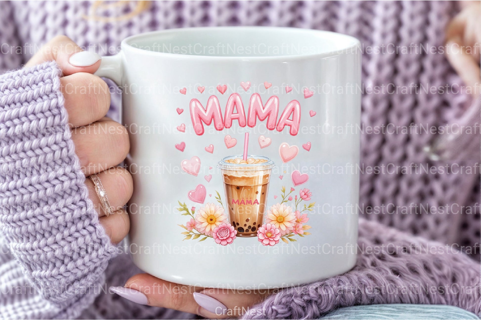 Iced Coffee Mama Gifts Clipart Bundle - CraftNest - Digital Crafting and Art