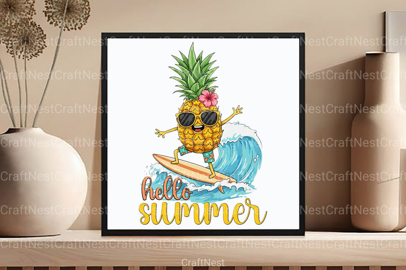 Hello Summer Clipart Bundle 2 - CraftNest - Digital Crafting and Art